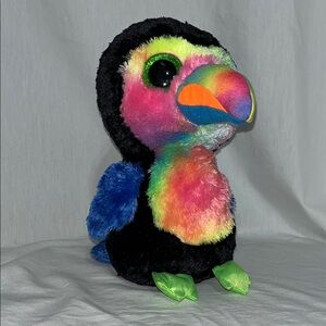 Ty The Beanie Boo’s Collection Beaks  Toucan colorful Bird  9” tall